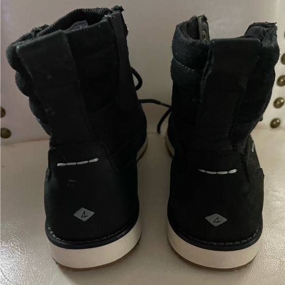 Sperry Top-Slider Dockyard Boots- Boy’s Size 2M, Black - Picture 4 of 6